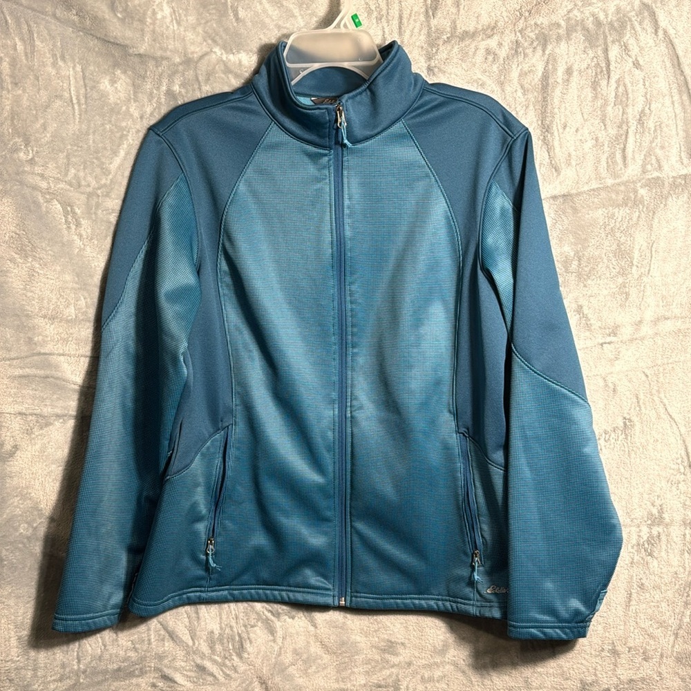 Eddie Bauer jacket women’s xl blue athletic hiking running coat